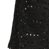 Pantaloni broderie-anglaise in nero Charo ruiz ibiza 1989 - donna 