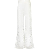 Pantaloni Stern con design traforato in bianco Charo ruiz ibiza 1989 