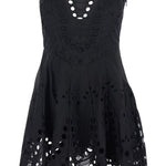 Mini abito bail con dettagli in pizzo in nero Charo ruiz ibiza 1989 - donna 