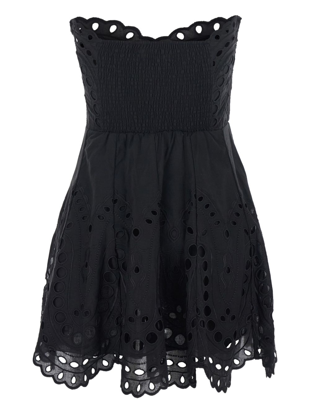 Mini abito bail con dettagli in pizzo in nero Charo ruiz ibiza 1989 - donna 