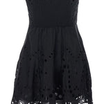 Mini abito bail con dettagli in pizzo in nero Charo ruiz ibiza 1989 - donna 