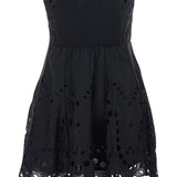 Mini abito bail con dettagli in pizzo in nero Charo ruiz ibiza 1989 - donna 