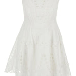 Mini abito bail con dettagli in pizzo in bianco Charo ruiz ibiza 1989 - donna 