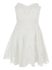 Mini abito bail con dettagli in pizzo in bianco Charo ruiz ibiza 1989 - donna