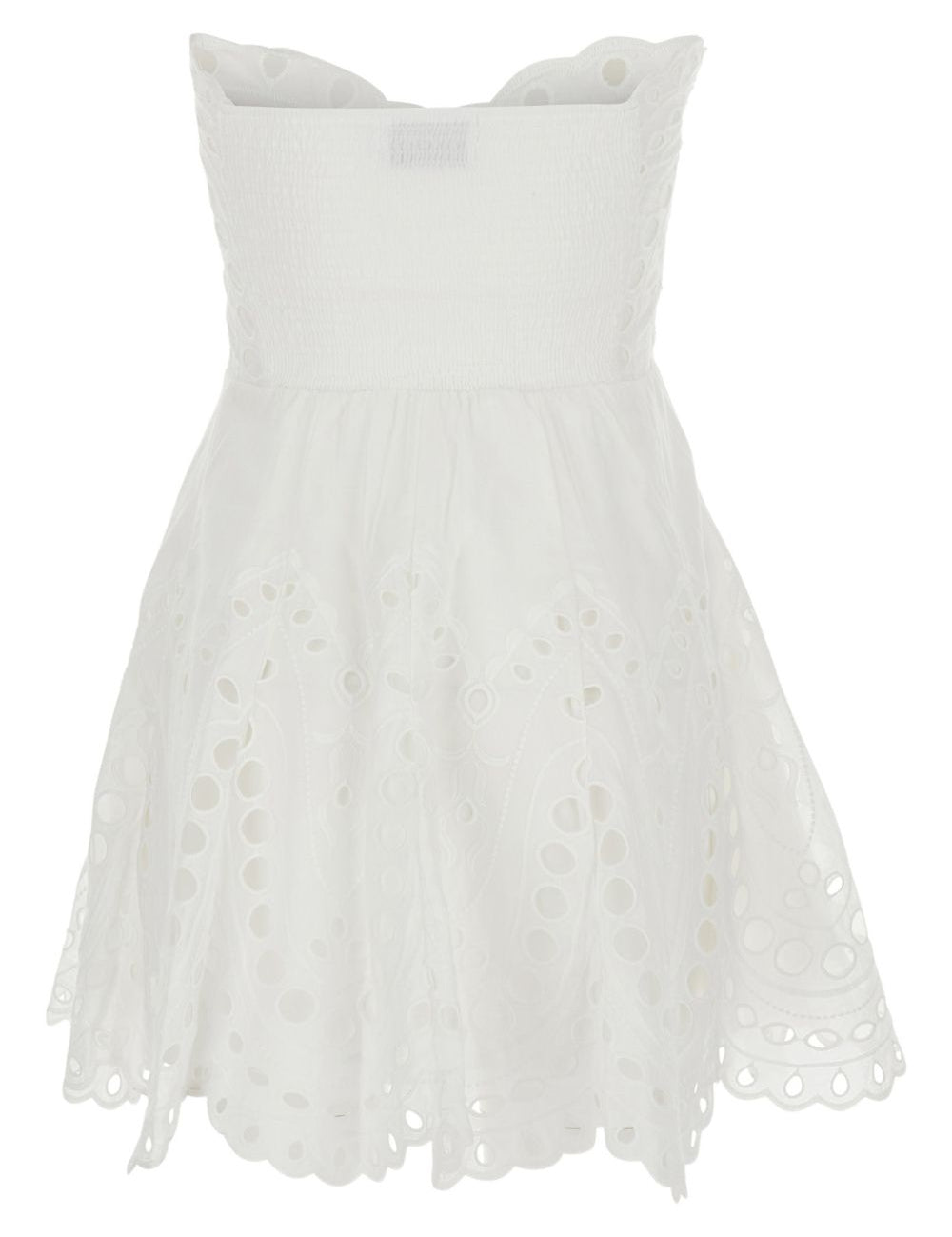 Mini abito bail con dettagli in pizzo in bianco Charo ruiz ibiza 1989 - donna 