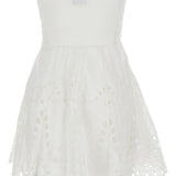 Mini abito bail con dettagli in pizzo in bianco Charo ruiz ibiza 1989 - donna 