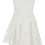 Mini abito bail con dettagli in pizzo in bianco Charo ruiz ibiza 1989 - donna 