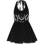 Abito corto sandlight in nero charo ruiz - donna 