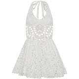 Abito corto sandlight in nero charo ruiz - donna 