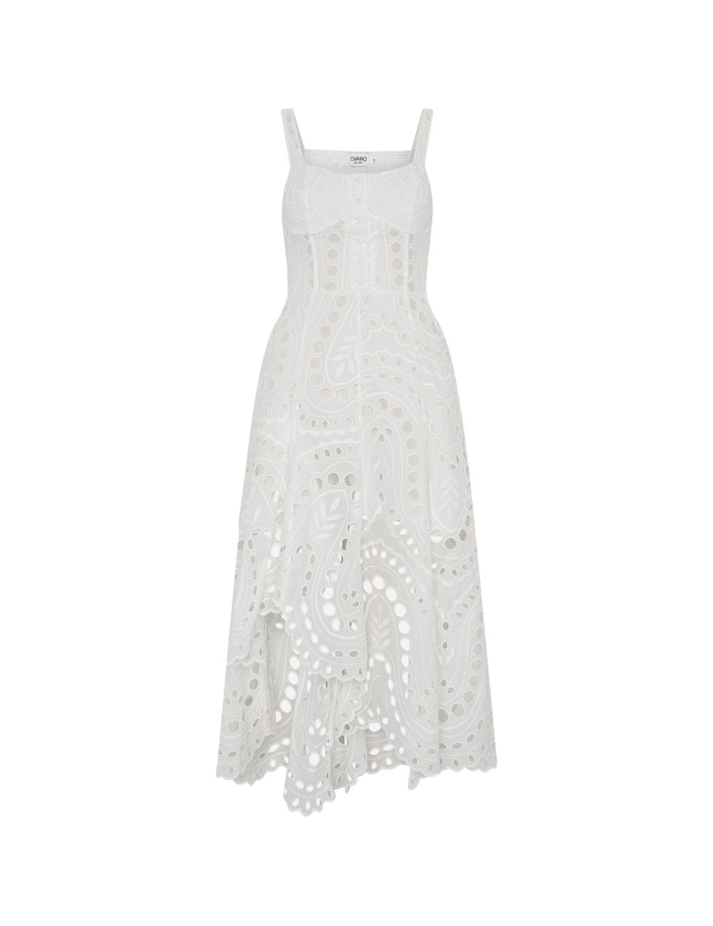 Abito ayla in bianco charo ruiz - donna 