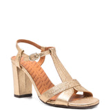 Sandali con tacco alto in oro Chie mihara - donna 