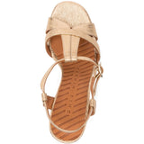 Sandali con tacco alto in oro Chie mihara - donna 