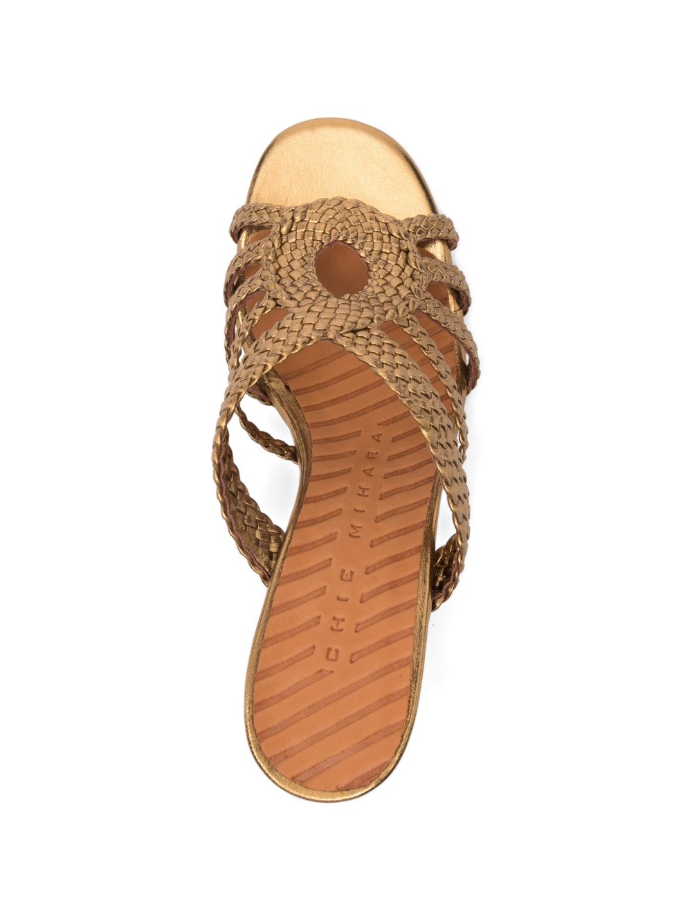 Sandali con intreccio in oro Chie mihara - donna 
