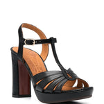 Sandali in pelle cafra in nero Chie mihara - donna 