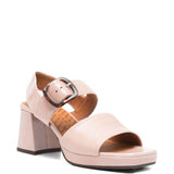 Sandali in pelle lucida con fibbia in rosa Chie mihara - donna 