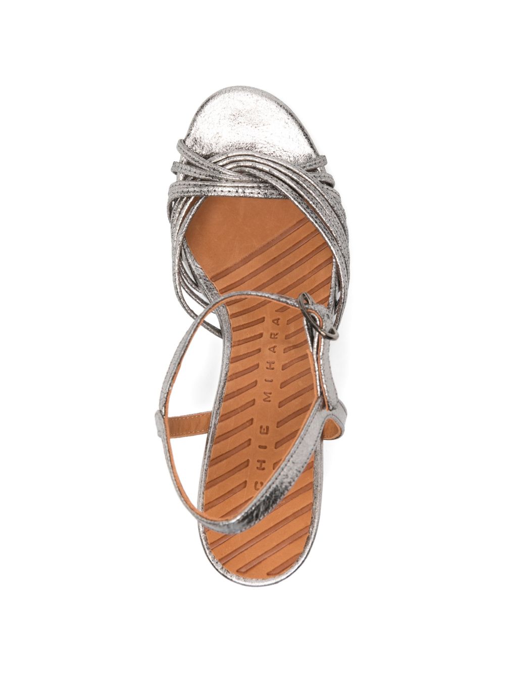 Sandali con tacco alto in argento Chie mihara - donna 