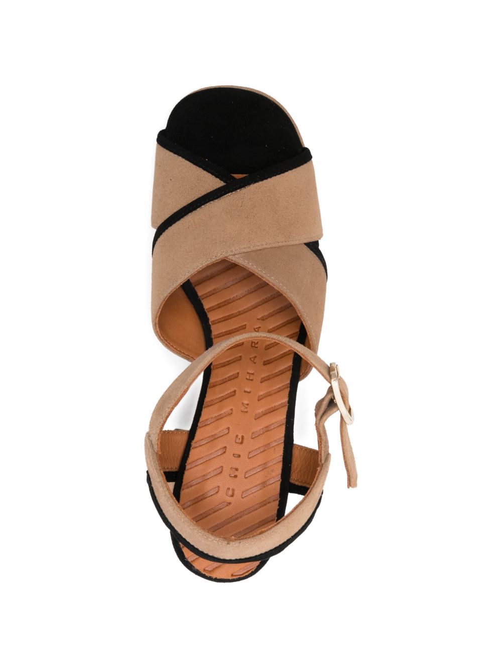 Sandali con cinturini incrociati in beige Chie mihara - donna 