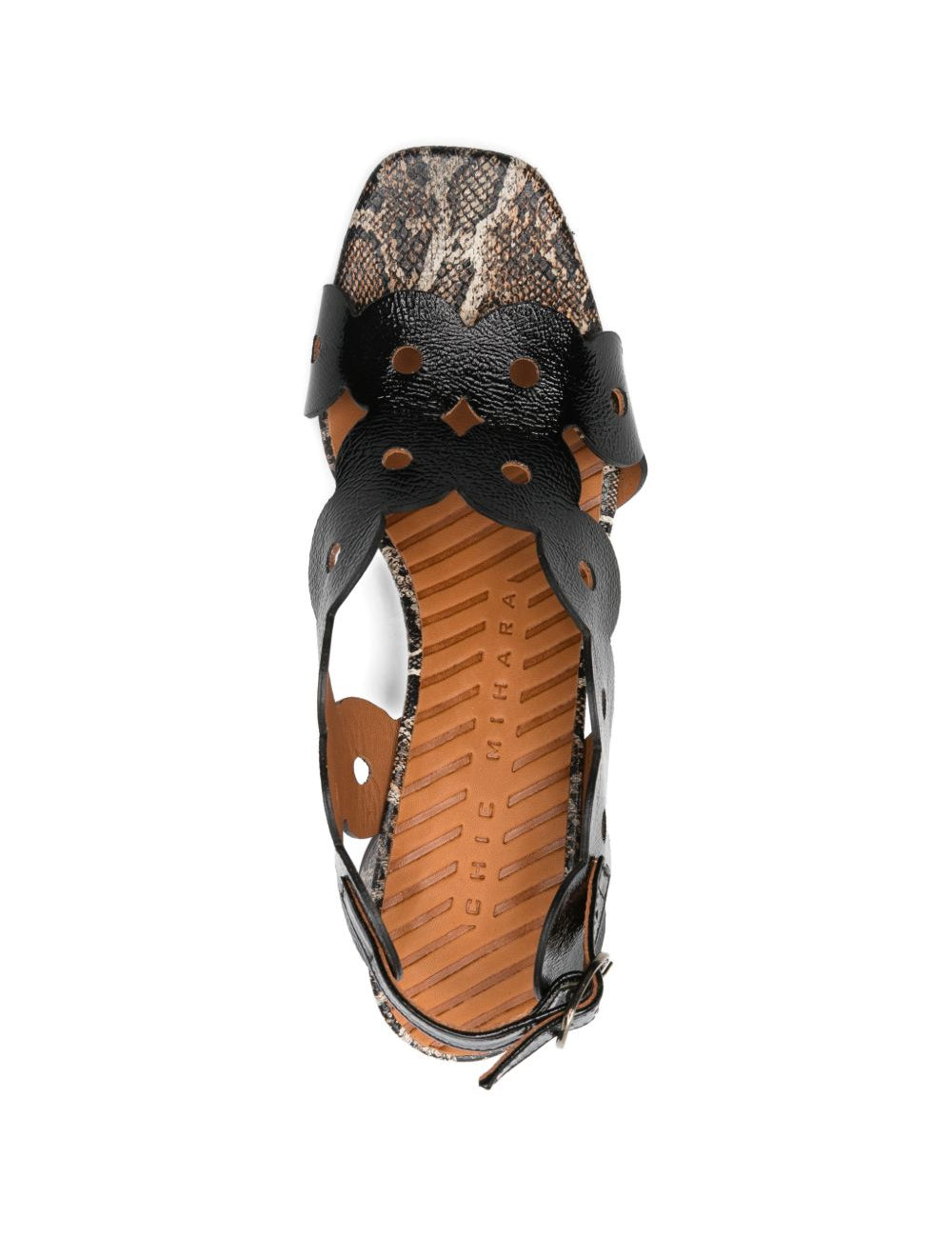 Sandali a smerlo in nero Chie mihara - donna 