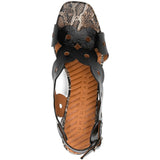 Sandali a smerlo in nero Chie mihara - donna 