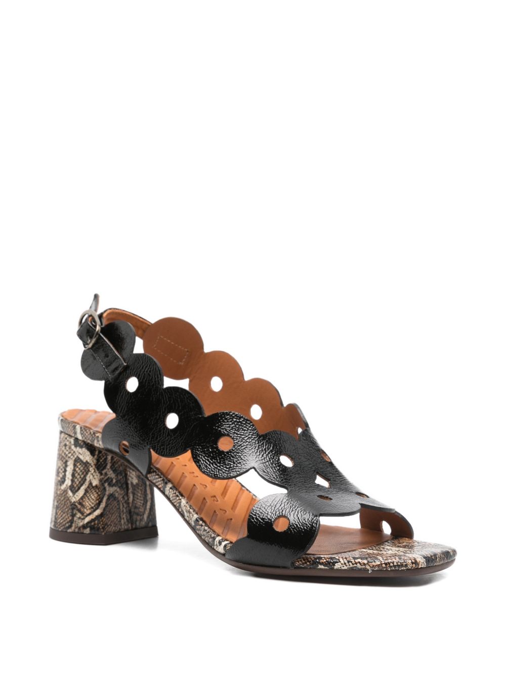 Sandali a smerlo in nero Chie mihara - donna 