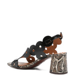 Sandali a smerlo in nero Chie mihara - donna 