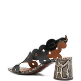 Sandali a smerlo in nero Chie mihara - donna 