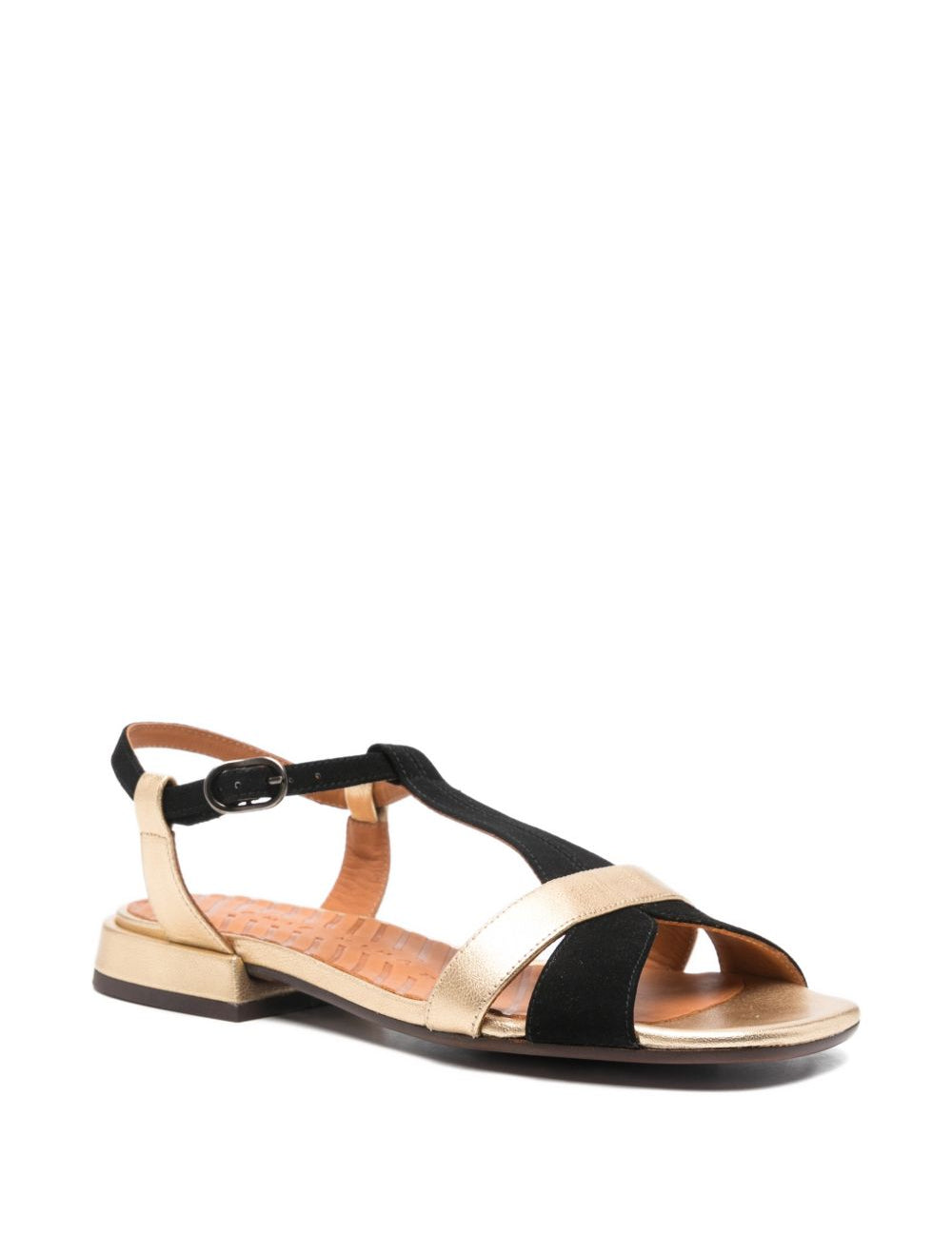 Sandali con cinturino in nero e oro Chie mihara - donna 