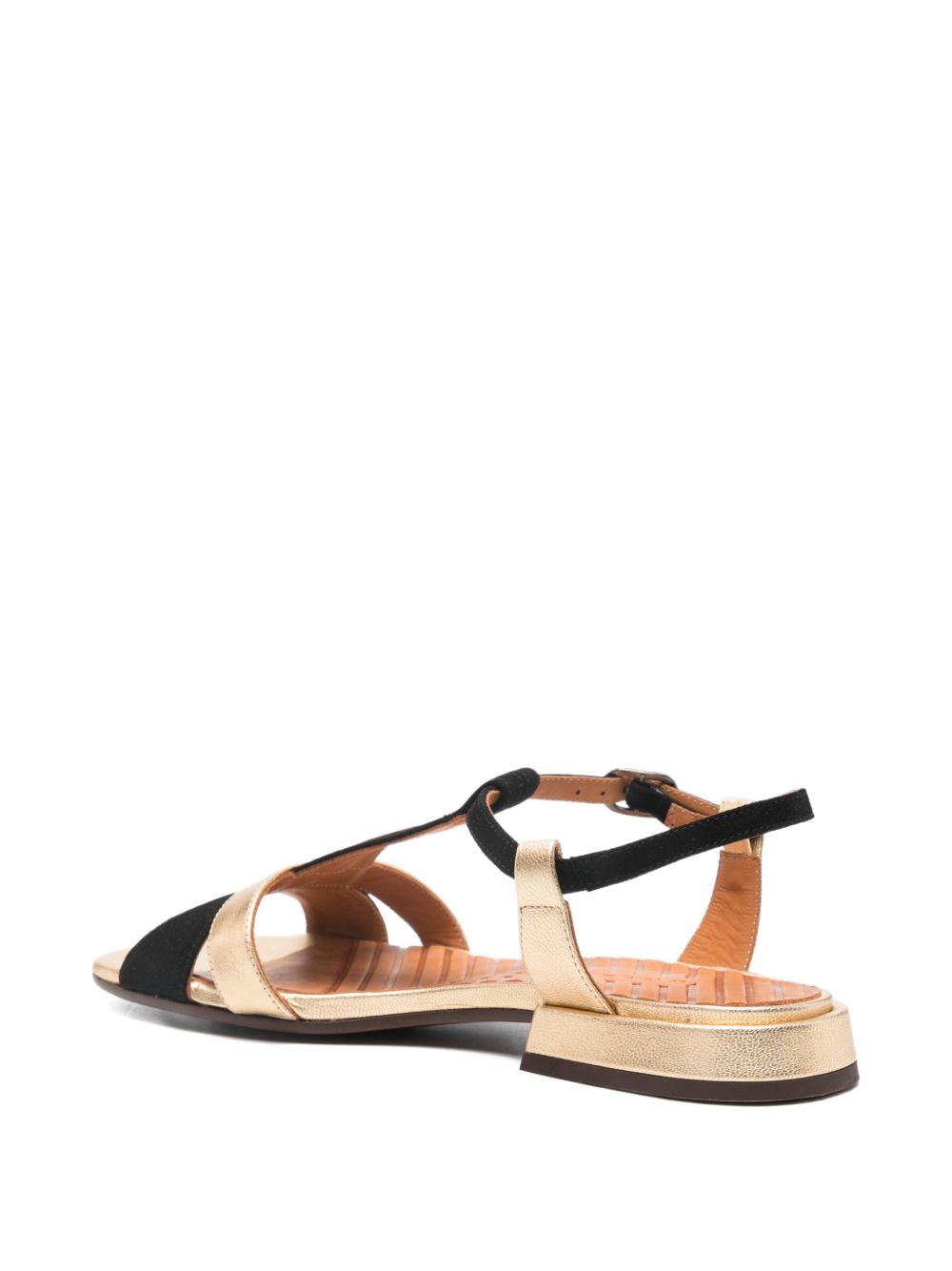 Sandali con cinturino in nero e oro Chie mihara - donna 