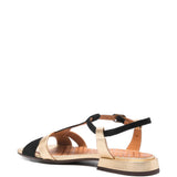 Sandali con cinturino in nero e oro Chie mihara - donna 
