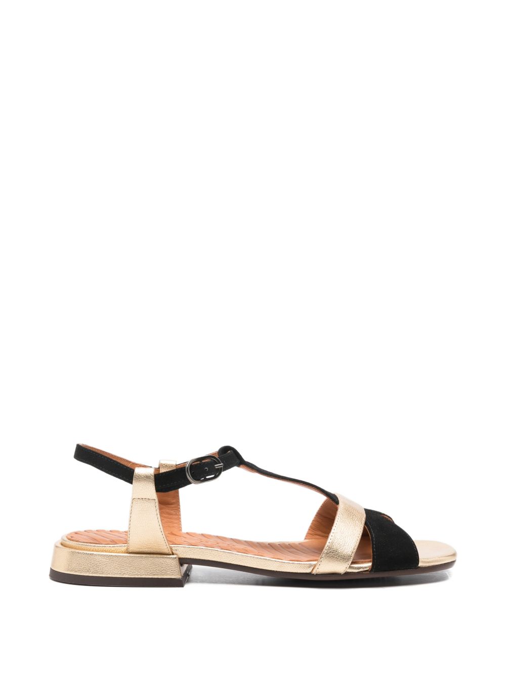 Sandali con cinturino in nero e oro Chie mihara - donna 