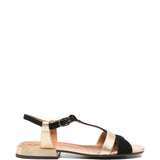 Sandali con cinturino in nero e oro Chie mihara - donna 