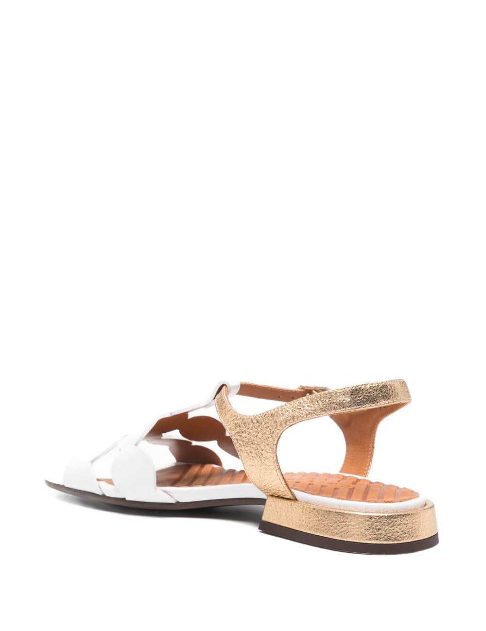 Sandali con cinturino in bianco e oro Chie mihara - donna 