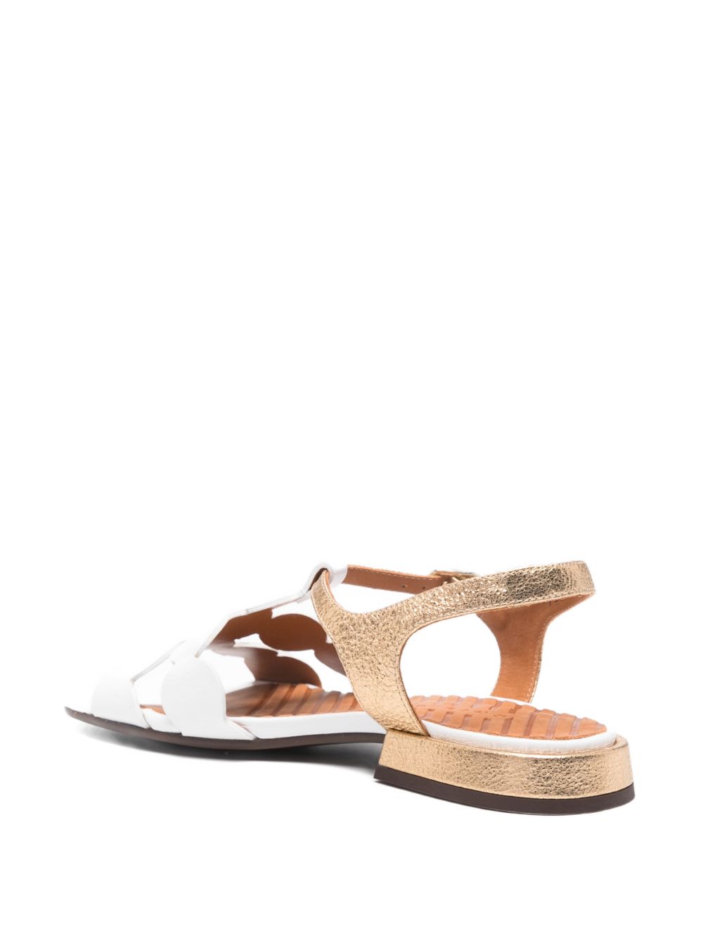 Sandali con cinturino in bianco e oro Chie mihara - donna 