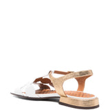 Sandali con cinturino in bianco e oro Chie mihara - donna 