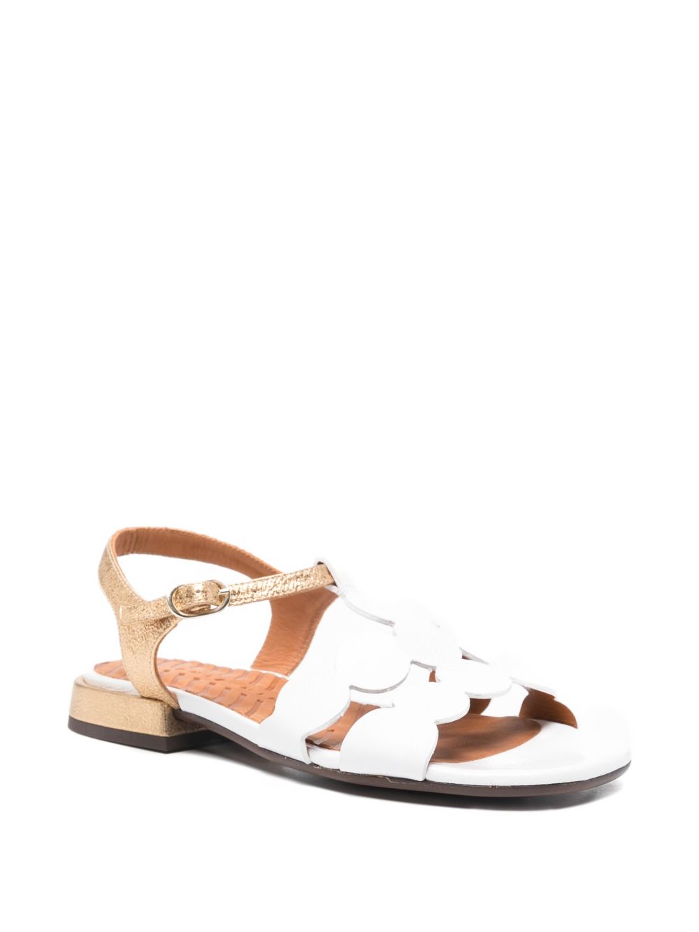 Sandali con cinturino in bianco e oro Chie mihara - donna 