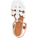 Sandali con cinturino in bianco e oro Chie mihara - donna 