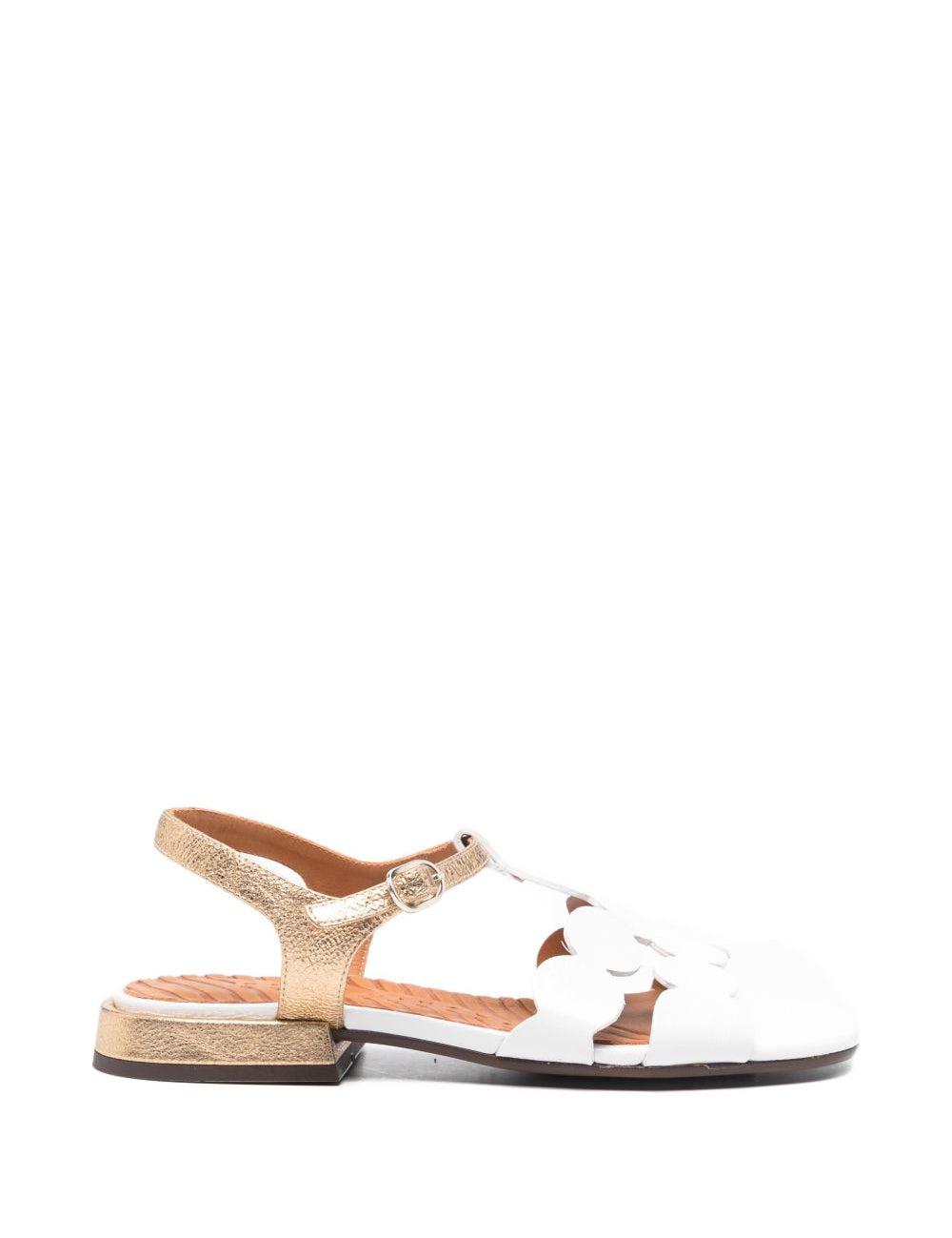 Sandali con cinturino in bianco e oro Chie mihara - donna 