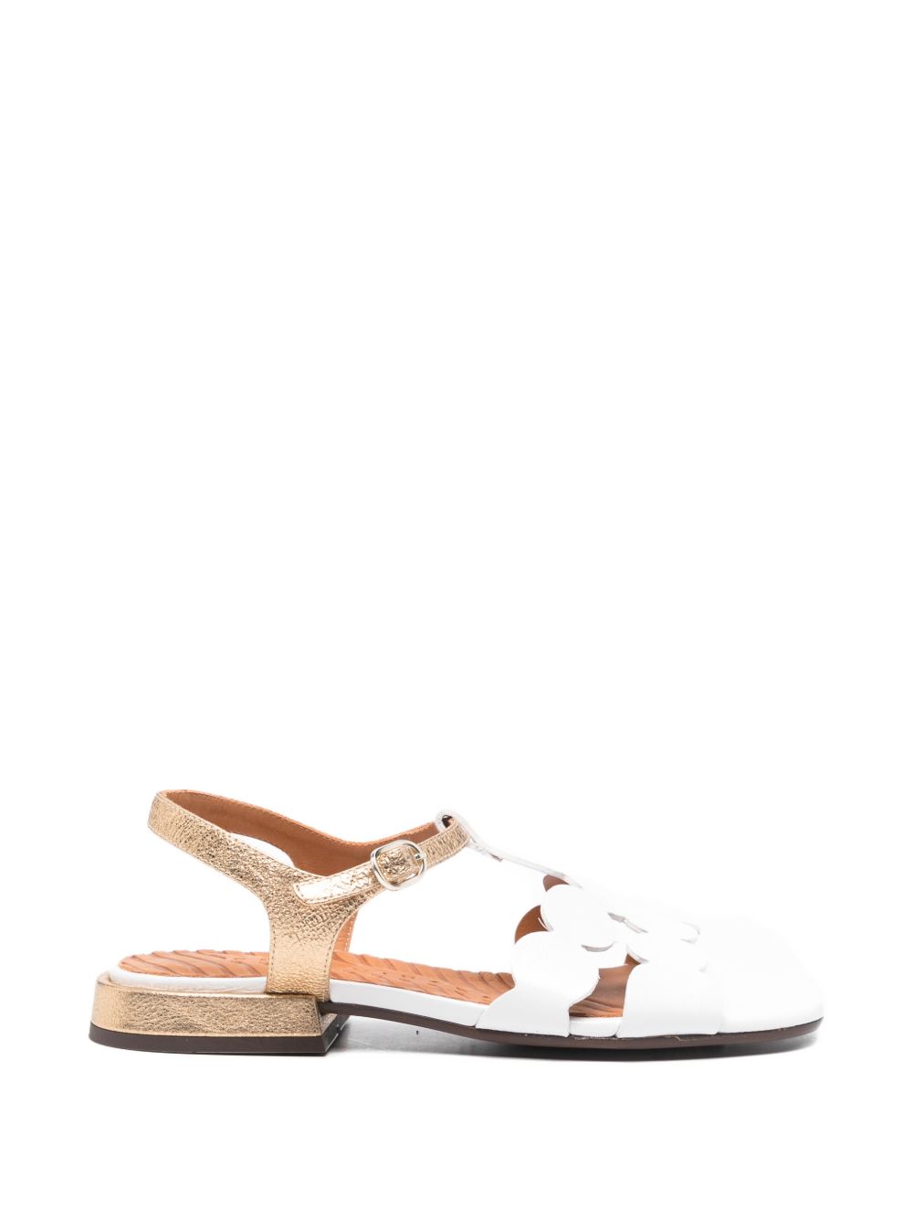Sandali con cinturino in bianco e oro Chie mihara - donna 