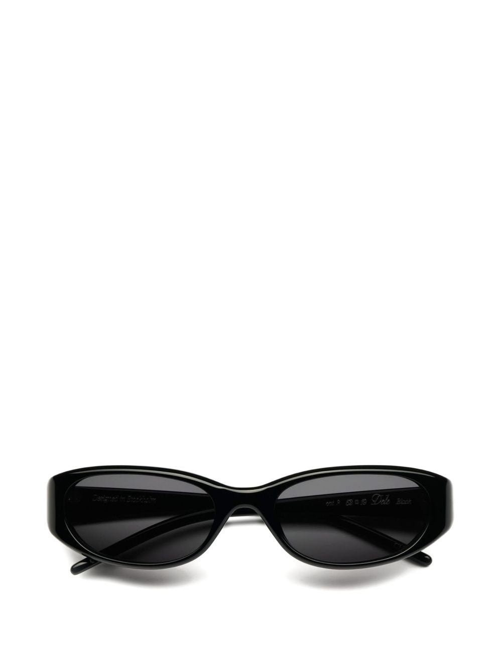 Occhiali da sole dele con montatura ovale in nero Chimi - unisex 