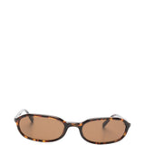 Occhiali da sole edith con montatura rettangolare in marrone Chimi - unisex 