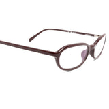 Occhiali edith con montatura ovale in borgogna Chimi - unisex 