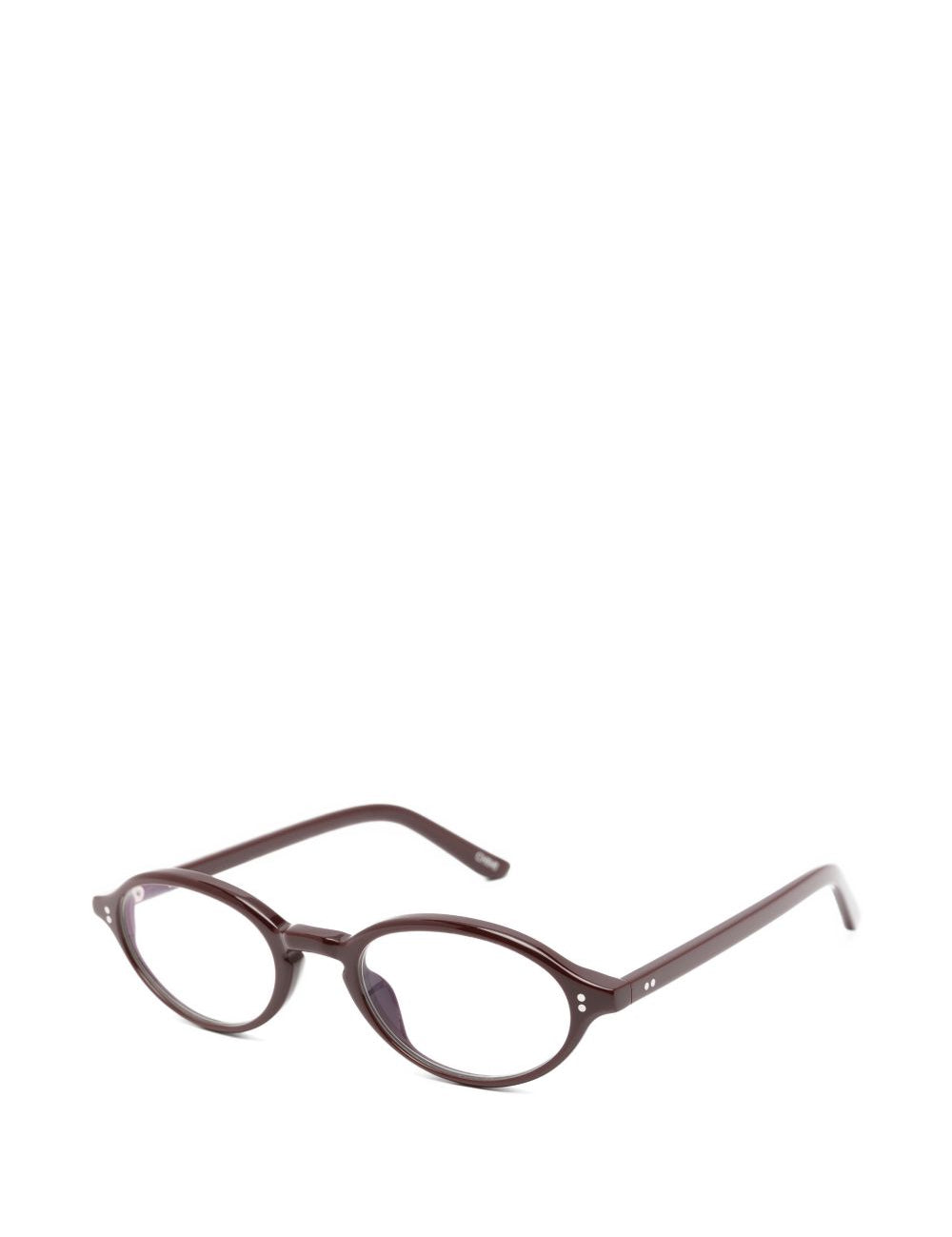 Occhiali Lex con montatura ovale in borgogna Chimi - unisex 