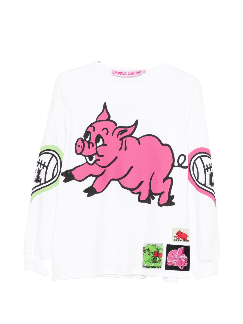 T-shirt con stampa multicolore Chopova Lowena - donna 
