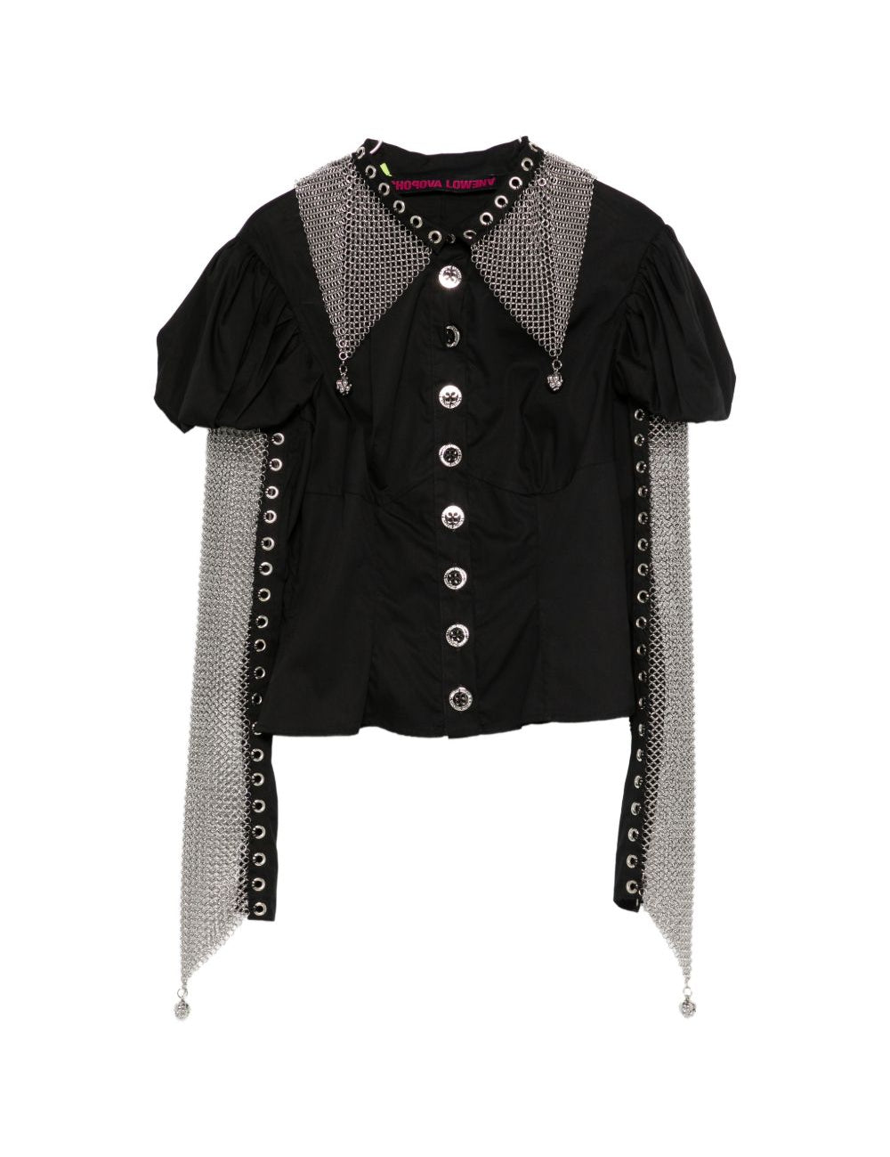 Blusa Titan in argento e nero Chopova Lowena - donna 
