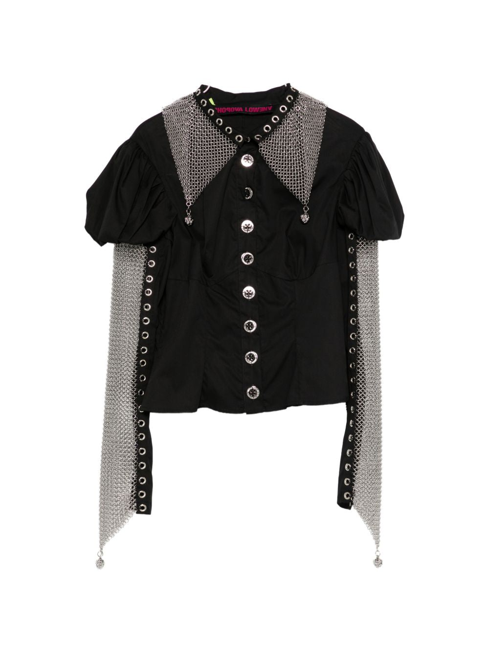Blusa Titan in argento e nero Chopova Lowena - donna 