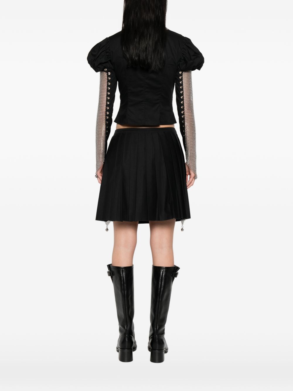 Blusa Titan in argento e nero Chopova Lowena - donna 