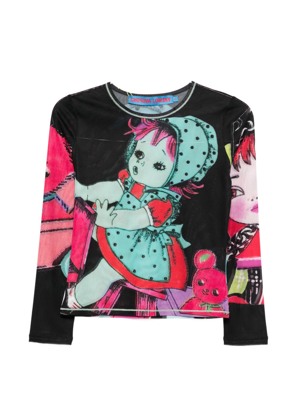 T-shirt con stampa multicolore Chopova Lowena - donna 