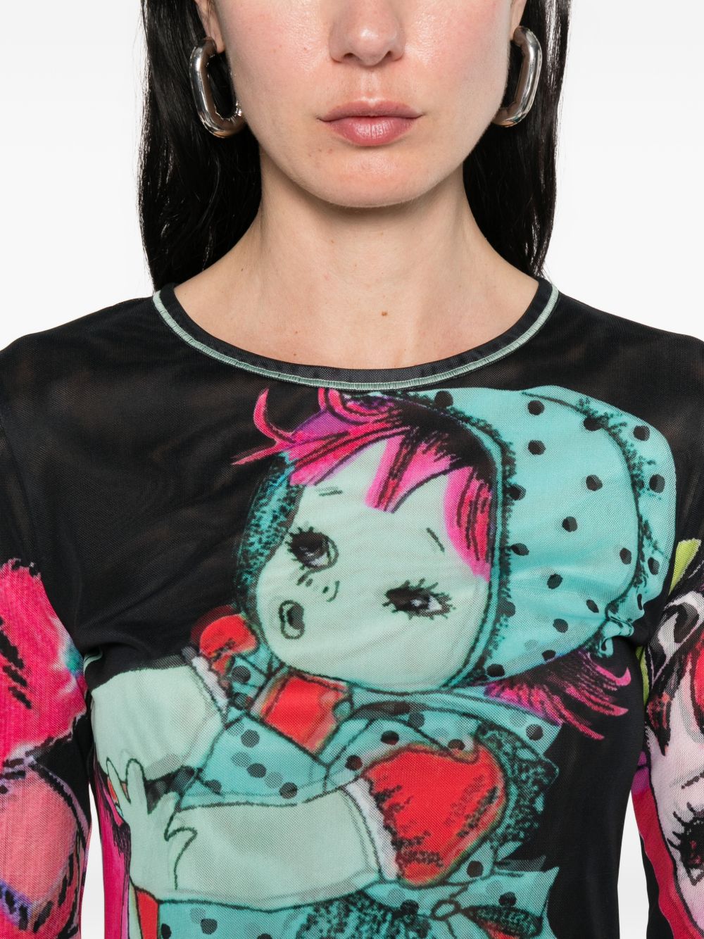 T-shirt con stampa multicolore Chopova Lowena - donna 