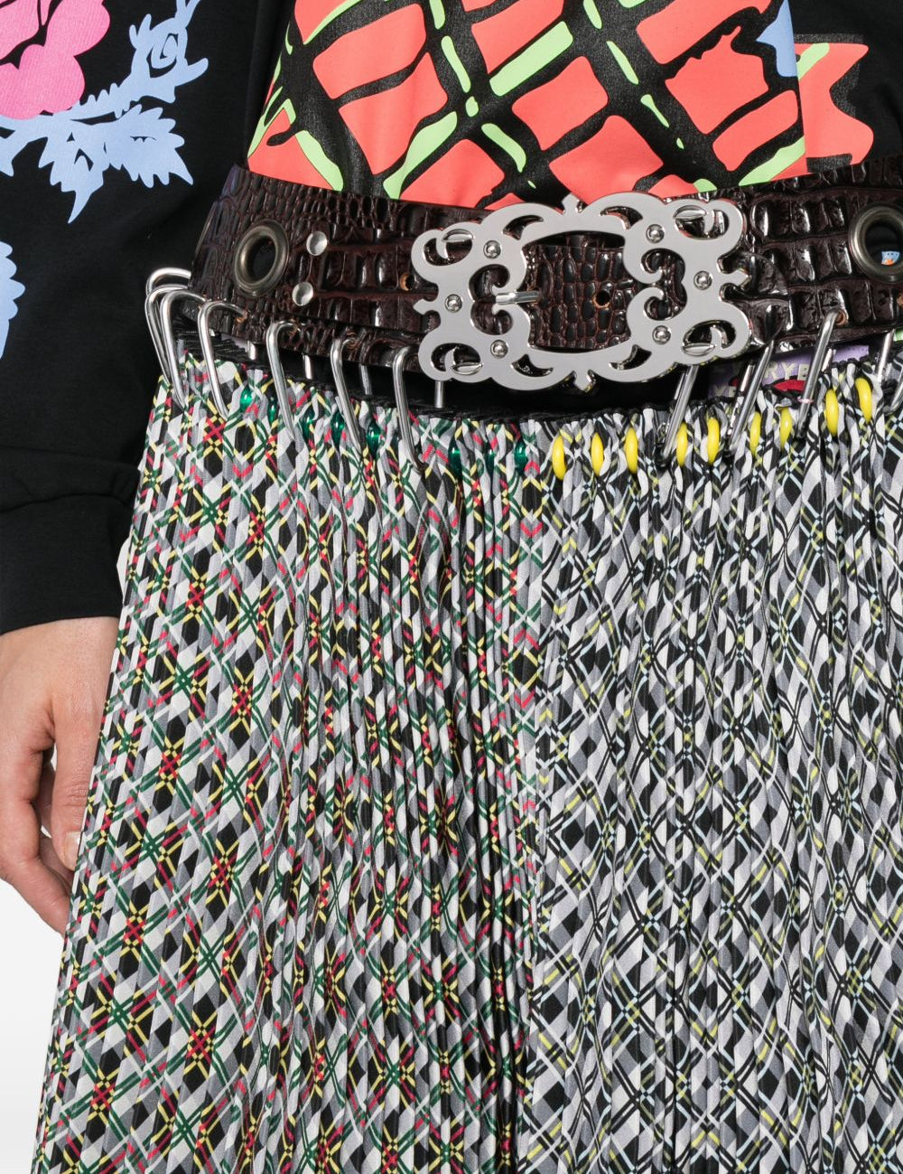 Gonna maxi raider multicolore Chopova Lowena - donna 