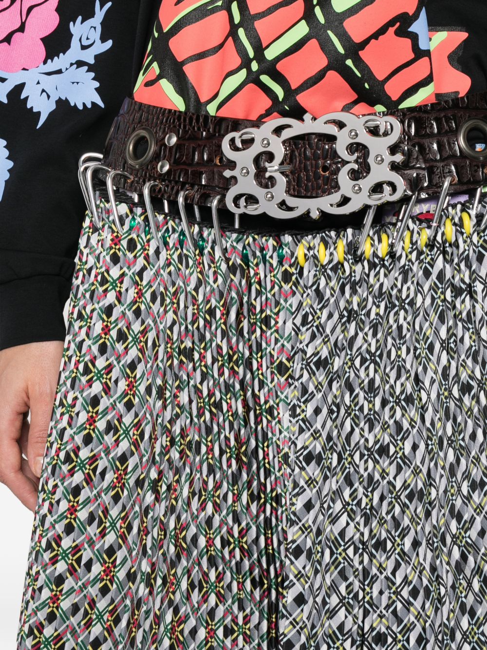 Gonna maxi raider multicolore Chopova Lowena - donna 